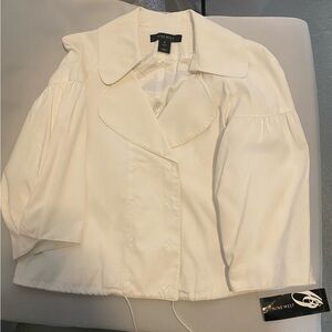 Nine West White Women's Jet Jacket